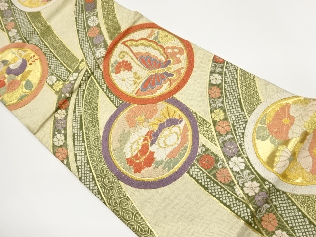 JAPANESE FUKURO OBI / SAGANISHIKI / WOVEN BUTTERFLY